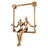 7" Bronze Resin People Tabletop Sculpture