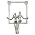 7" Pewter Resin People Tabletop Sculpture