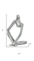 6" Pewter Resin Man Tabletop Sculpture