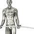 8" Pewter Resin Man Tabletop Sculpture