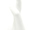 6" White Resin Hand Tabletop Sculpture