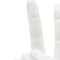 Set of Three White Resin Hand Tabletop Sculpture