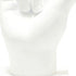 6" White Resin Hand Tabletop Sculpture