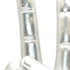 6" Silver Resin Hand Tabletop Sculpture