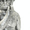 Set of Three Silver Resin Monkey Tabletop Sculpture