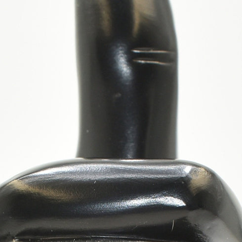 6" Black Resin Hand Tabletop Sculpture