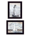 Set Of Two "The Ocean Blues" Black Framed Wall Art
