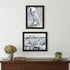 Set Of Two Pelican's on Pier Black Framed Wall Art