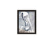 Set Of Two Pelican's on Pier Black Framed Wall Art