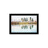 Set Of Two Peaceful Lake Reflection Black Framed Wall Art