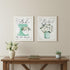 Set Of Two A Better Batter White Framed Wall Art