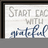 Set Of Two "Grateful Heart" Black Framed Wall Art