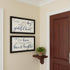Set Of Two "Grateful Heart" Black Framed Wall Art