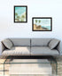 Set Of Two "Wild and Free" In the Ocean Breeze! Black Framed Wall Art