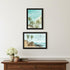 Set Of Two "Wild and Free" In the Ocean Breeze! Black Framed Wall Art