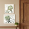 Set Of Two Get on Your Bike and Scatter Your Joy White Framed Wall Art