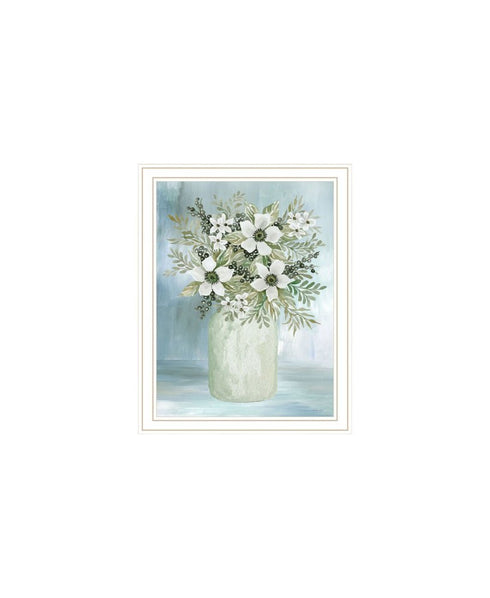 Set Of Two Sage One White Framed Wall Art