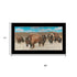Set Of Two "The Boss of the Bison Herd" Black Framed Wall Art