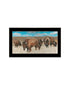 Set Of Two "The Boss of the Bison Herd" Black Framed Wall Art