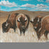 Set Of Two "The Boss of the Bison Herd" Black Framed Wall Art
