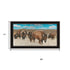 Set Of Two "The Boss of the Bison Herd" Black Framed Wall Art
