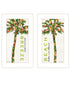 Set Of Two "Beach And Summer Breeze- Take Me There" White Framed Wall Art