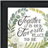 Set Of Three "Together Is Our Favorite Place to Be!" Black Framed Wall Art
