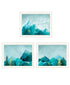 Set Of Three "Adventure Awaits Donet Just Stand There" White Framed Wall Art