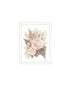 Set Of Two "Bohemian Macrame And Floral Arrangement" White Framed Wall Art