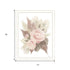 Set Of Two "Bohemian Macrame And Floral Arrangement" White Framed Wall Art