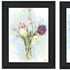 Set Of Two "Flowers from the Farm" Black Framed Wall Art