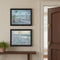 Set Of Two Coastal Porch Relaxing Black Framed Wall Art