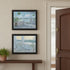 Set Of Two Coastal Porch Relaxing Black Framed Wall Art