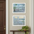 Set Of Two Coastal Porch Relaxing White Framed Wall Art