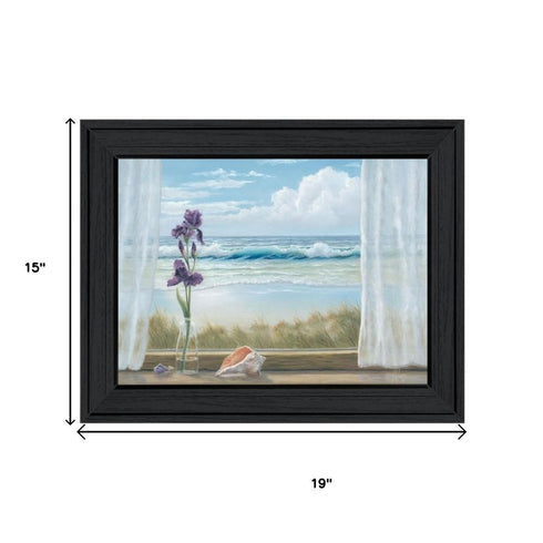 Set Of Two Lighthouse at Sunset Black Framed Wall Art