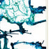 Set Of Two Abstract Ocean Living White Framed Wall Art