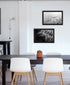 Set Of Two "Delicate Beauty and Love" Black Framed Wall Art