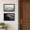 Set Of Two "Delicate Beauty and Love" Black Framed Wall Art