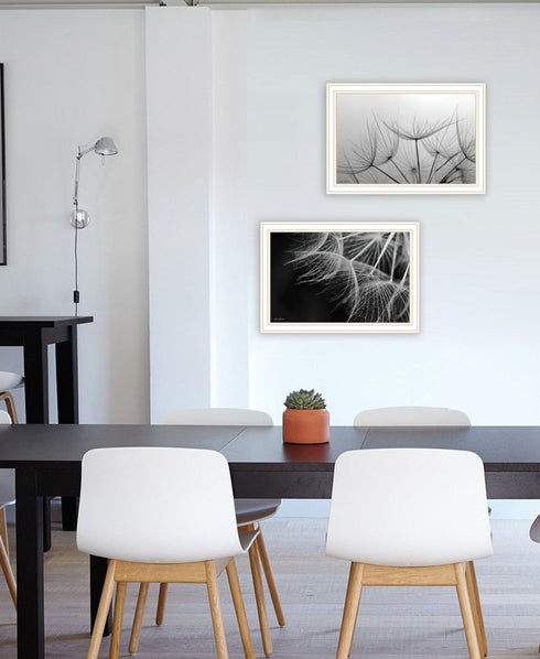 Set Of Two "Delicate Beauty and Love" Black Framed Wall Art