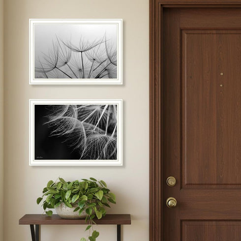 Set Of Two "Delicate Beauty and Love" Black Framed Wall Art