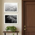 Set Of Two "Delicate Beauty and Love" Black Framed Wall Art