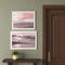 Set Of Two "Yes believe it! Pink Beach sand" White Framed Wall Art