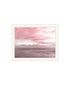 Set Of Two "Yes believe it! Pink Beach sand" White Framed Wall Art
