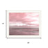 Set Of Two "Yes believe it! Pink Beach sand" White Framed Wall Art