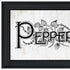 Set Of Two This Kitchen is Seasoned With Love Black Framed Kitchen Wall Art