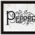 Set Of Two This Kitchen is Seasoned With Love Black Framed Kitchen Wall Art