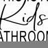 Set Of Two Bathroom Guide to Procedures Black Framed Bathroom Wall Art