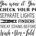 Set Of Two Laundry Rules And Schedules White Framed Laundry Wall Art