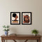 Set Of Two Black is Beautiful Black Framed Wall Art