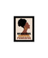 Set Of Two Black is Beautiful Black Framed Wall Art
